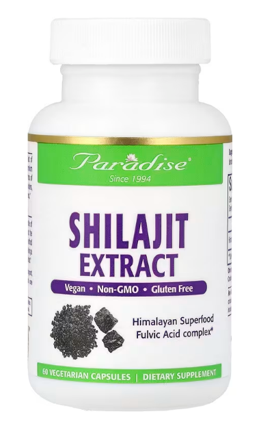 Paradise Herbs, Shilajit Extract, 60 Vegetarian Capsules