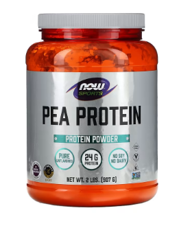 NOW Foods, Sports, Pea Protein, Pure Unflavored, 2 lbs (907 g) 