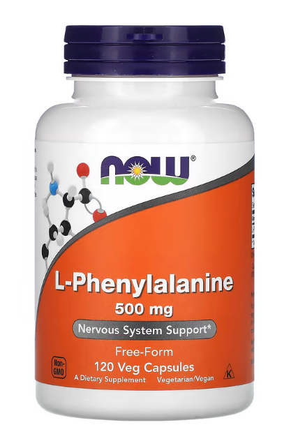 NOW Foods, L-Phenylalanine, 500 mg, 120 Veg Capsules