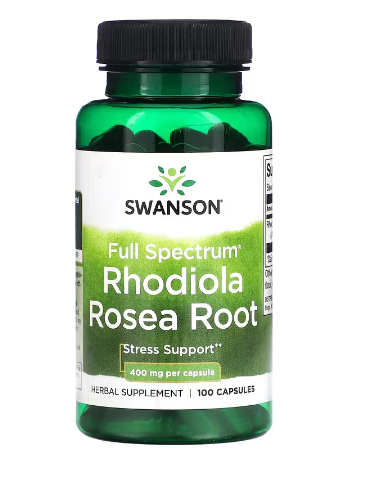 Swanson, Full Spectrum Rhodiola Rosea Root, 400 mg, 100 Capsules