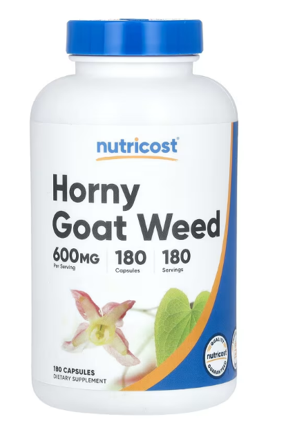 Nutricost, Horny Goat Weed , 600 mg , 180 Capsules