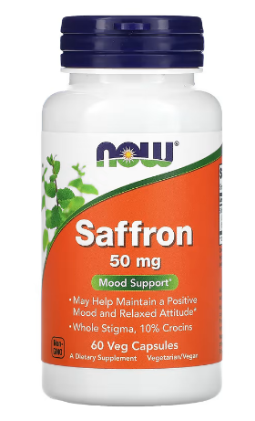 NOW Foods, Saffron, 50 mg, 60 Veg Capsules