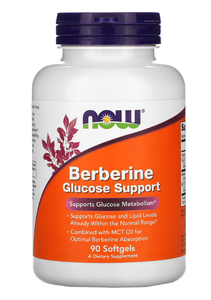 Berberine Glucose, Support,NOW Foods,  90 Softgels