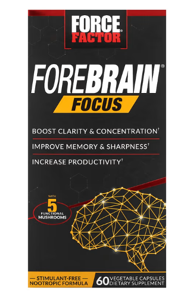 Forebrain Focus, Force Factor,60 Vegetable Capsules