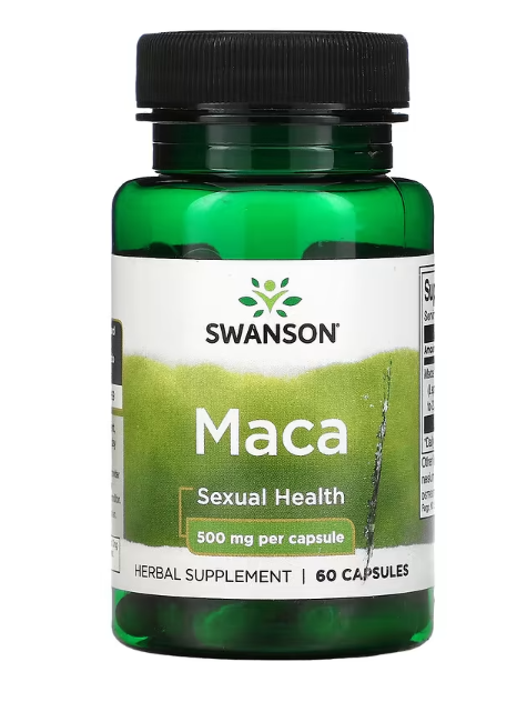 Maca, Swanson, 500 mg, 60 Capsules