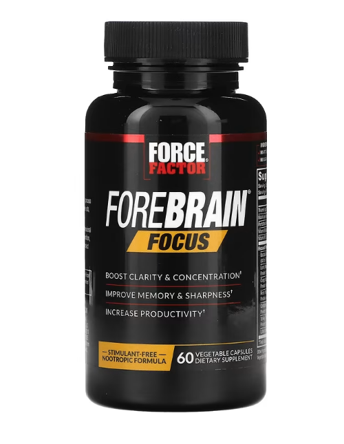 Forebrain Focus, Force Factor,60 Vegetable Capsules